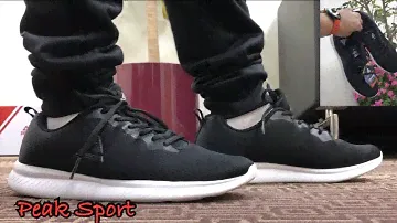 Peak Sport running shoes | unboxing and on feet | Azo Edition