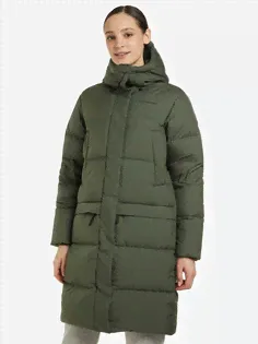 Пуховик женский Peak Performance Rivel Long, Зеленый-0