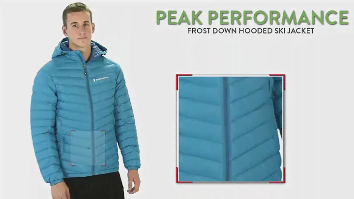 Peak Performance Frost Down Hooded Ski Jacket - 700 Fill Power, ThermoCool® (For Men)