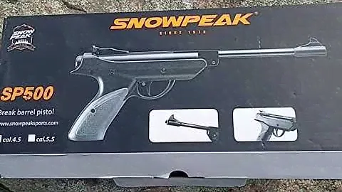 Пневматический пистолет Snow Peak SP500. Дешевый пружинно-поршневой пистолет.