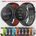 22 ММ Сменный Ремешок для Часов Suunto Вертикальные Силиконовые Ремешки Для Часов Suunto 9 Peak Pro/5 Peak Сменный Браслет Браслет