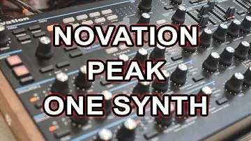 Novation Peak one synth project.