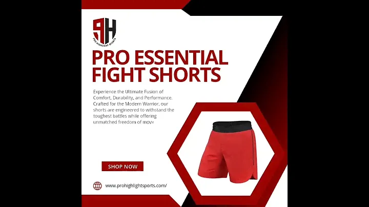 Unleash Your Power: Pro Essential Fight Shorts Review & Performance Test