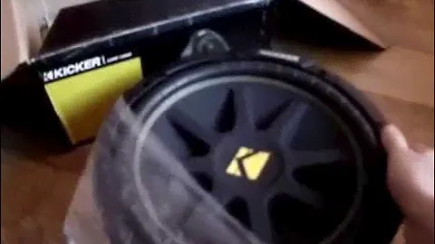Kicker Comp 12 subwoofer Re-unboxing