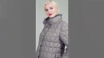 Женская длинная куртка с мехом воротником Astrid